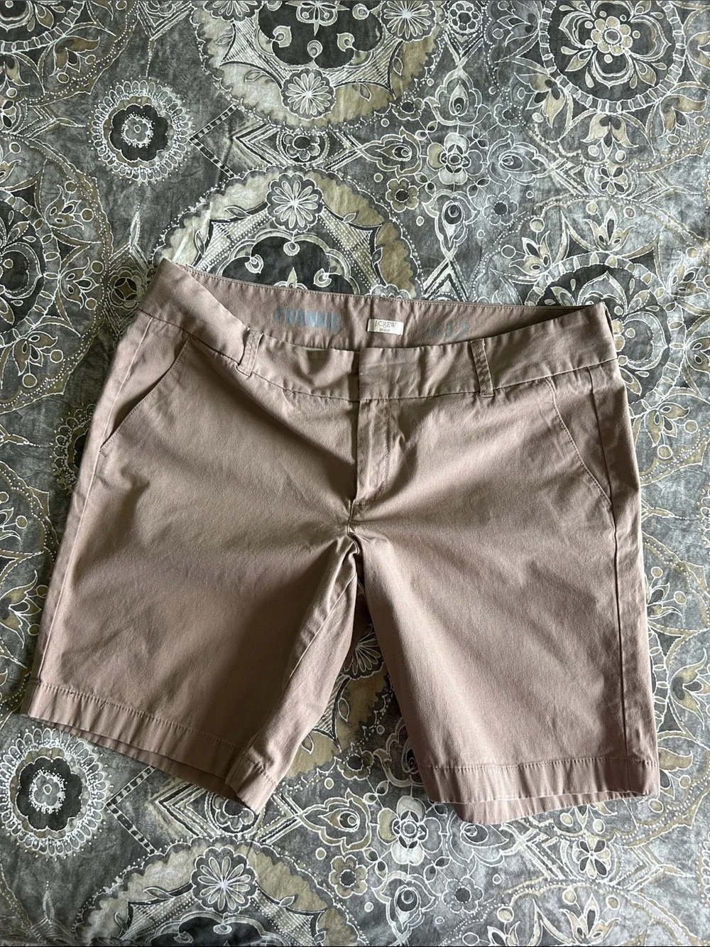 J. Crew Taupe Chino Bermuda Shorts